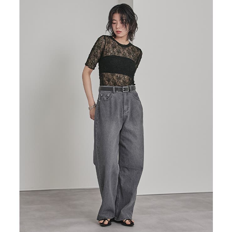 ストレッチレースコンパクトTシャツ【miette ミエット】 | titivate | 詳細画像26 