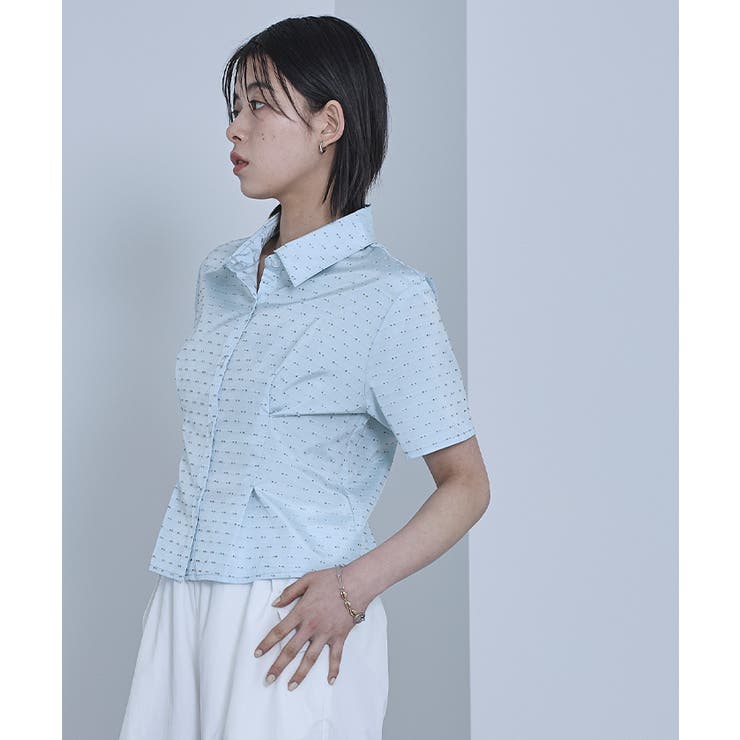カットドビー半袖シャツ【miette ミエット】 | titivate | 詳細画像6 