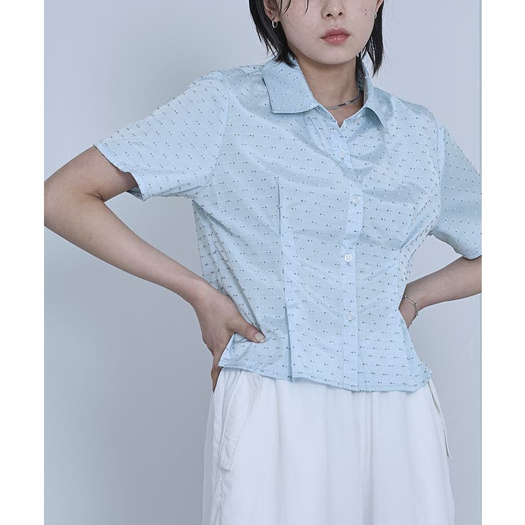 カットドビー半袖シャツ【miette ミエット】 | titivate | 詳細画像11 