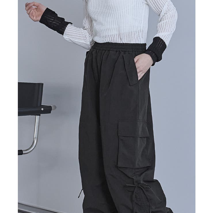 ドロストデザインカーゴパンツ【miette ミエット】 | titivate | 詳細画像4 