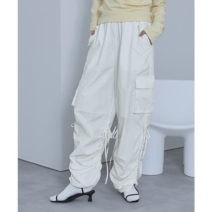 ドロストデザインカーゴパンツ【miette ミエット】 | titivate | 詳細画像5 