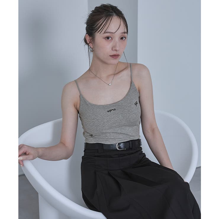 カップ付きリボン刺繍キャミソール【miette ミエット】 | titivate | 詳細画像8 