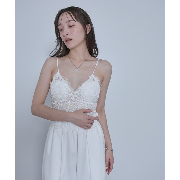 カップ付きレースキャミソール【miette ミエット】 | titivate | 詳細画像8 
