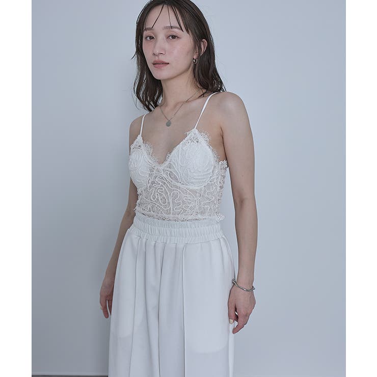 カップ付きレースキャミソール【miette ミエット】 | titivate | 詳細画像13 