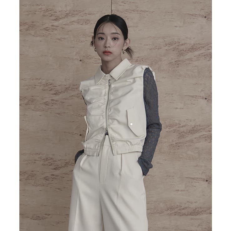 フロントギャザーバルーンベスト【miette ミエット】 | titivate | 詳細画像26 