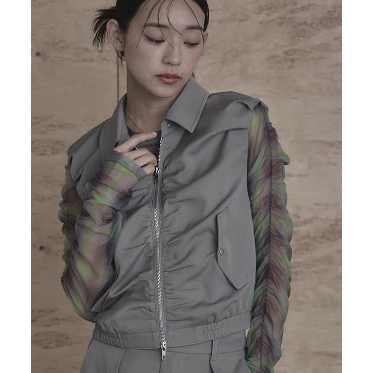 フロントギャザーバルーンベスト【miette ミエット】 | titivate | 詳細画像6 