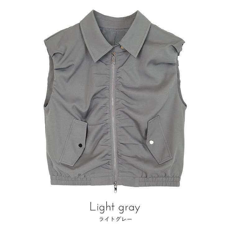 フロントギャザーバルーンベスト【miette ミエット】 | titivate | 詳細画像13 