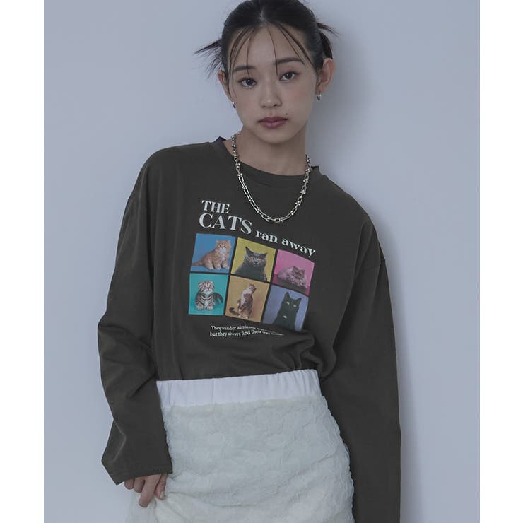 catプリントロンT【miette ミエット】 | titivate | 詳細画像13 