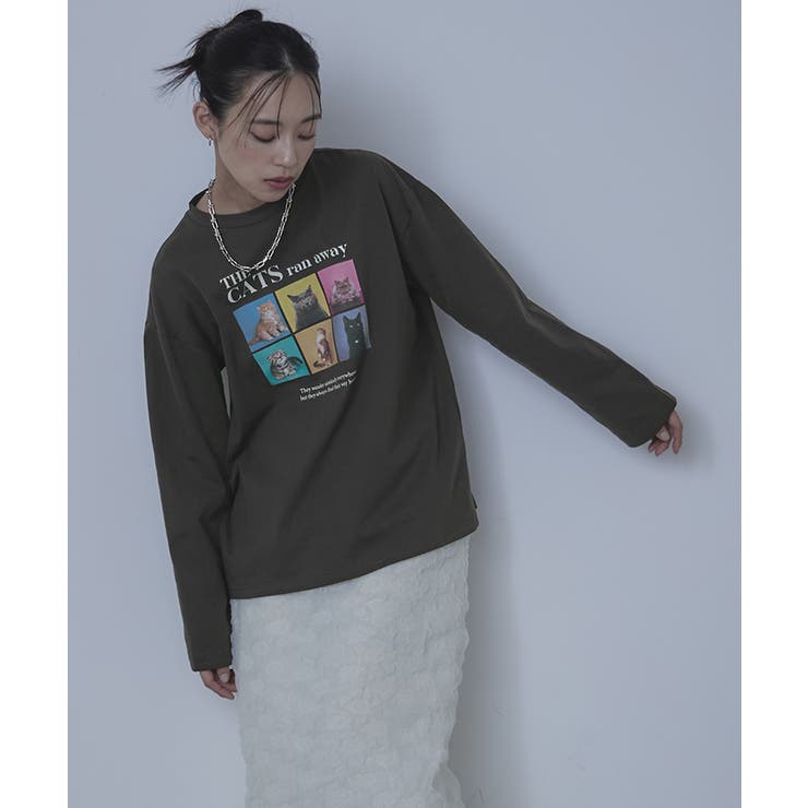 catプリントロンT【miette ミエット】 | titivate | 詳細画像14 