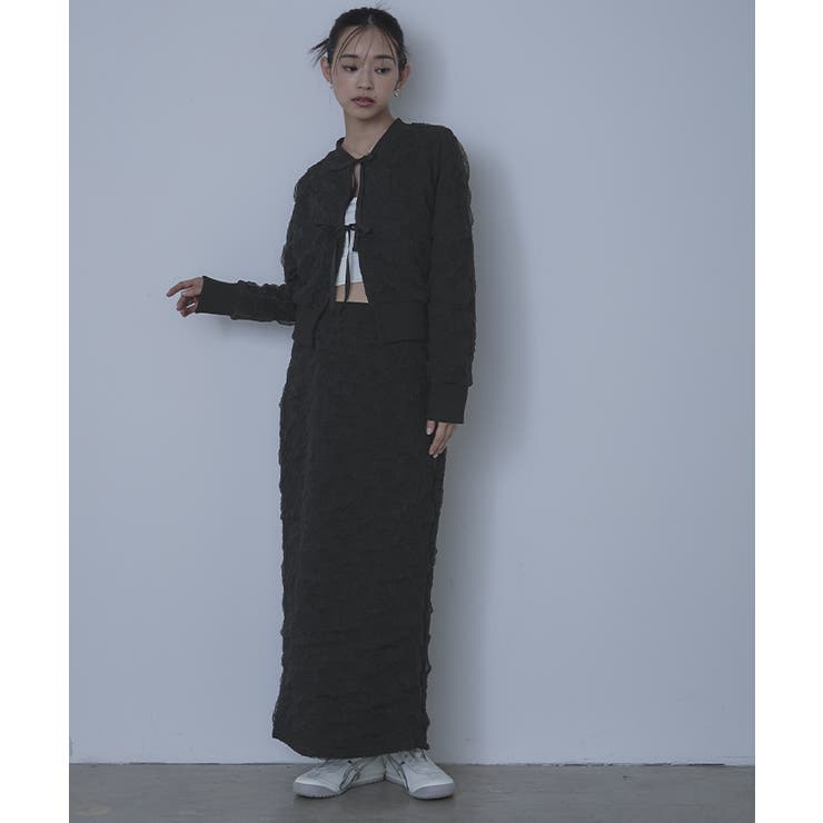 ジャガードフロントリボンカーディガン【miette ミエット】 | titivate | 詳細画像6