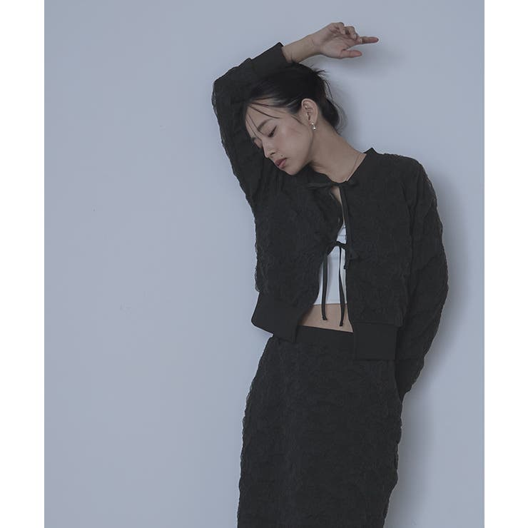 ジャガードフロントリボンカーディガン【miette ミエット】 | titivate | 詳細画像7