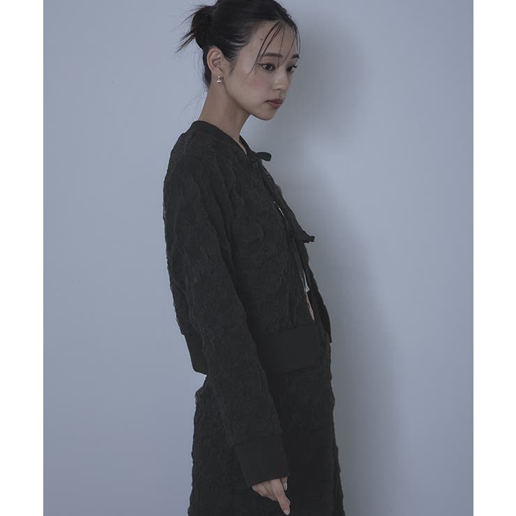 ジャガードフロントリボンカーディガン【miette ミエット】 | titivate | 詳細画像9