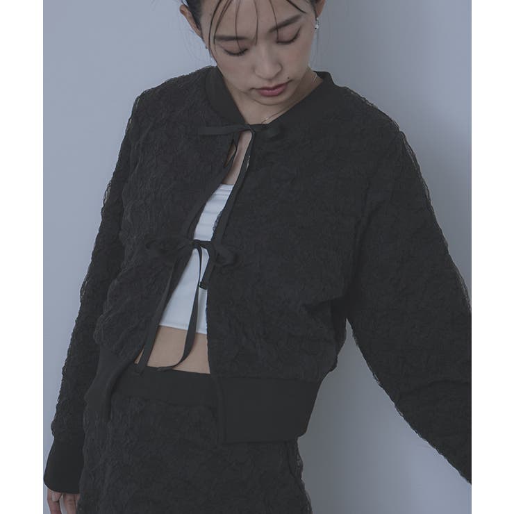 ジャガードフロントリボンカーディガン【miette ミエット】 | titivate | 詳細画像10