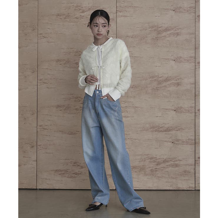 ジャガードフロントリボンカーディガン【miette ミエット】 | titivate | 詳細画像17