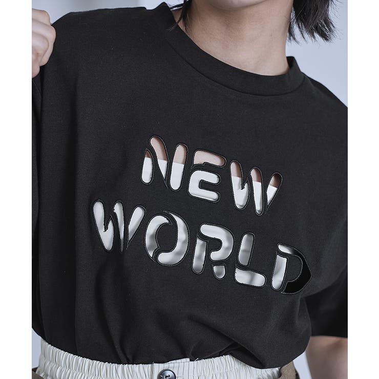 ロゴカットアウトTシャツ【miette ミエット】 | titivate | 詳細画像17 