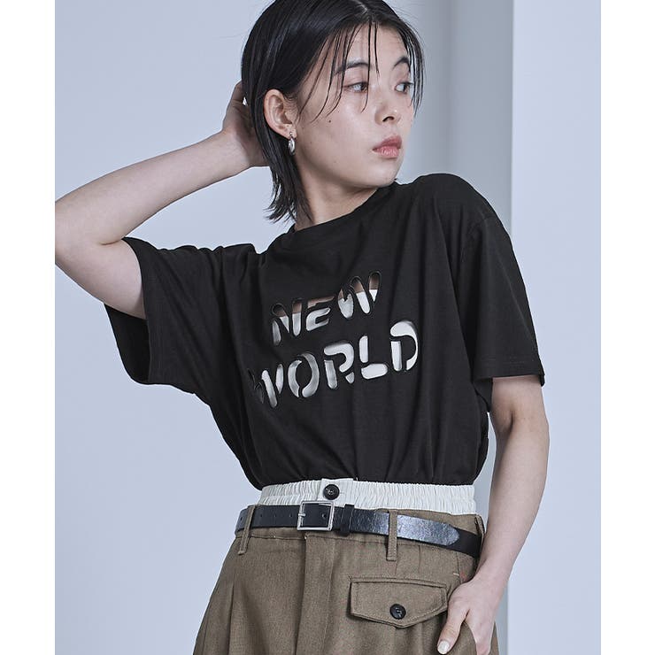 ロゴカットアウトTシャツ【miette ミエット】 | titivate | 詳細画像3 