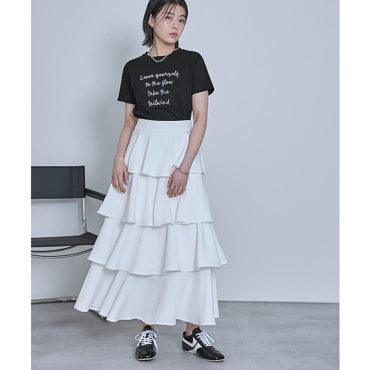 ブラシ刺繍Tシャツ【miette ミエット】 | titivate | 詳細画像9 