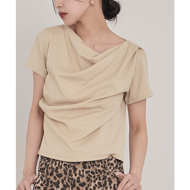 ドレープデザインリブトップス【miette ミエット】 | titivate | 詳細画像22 