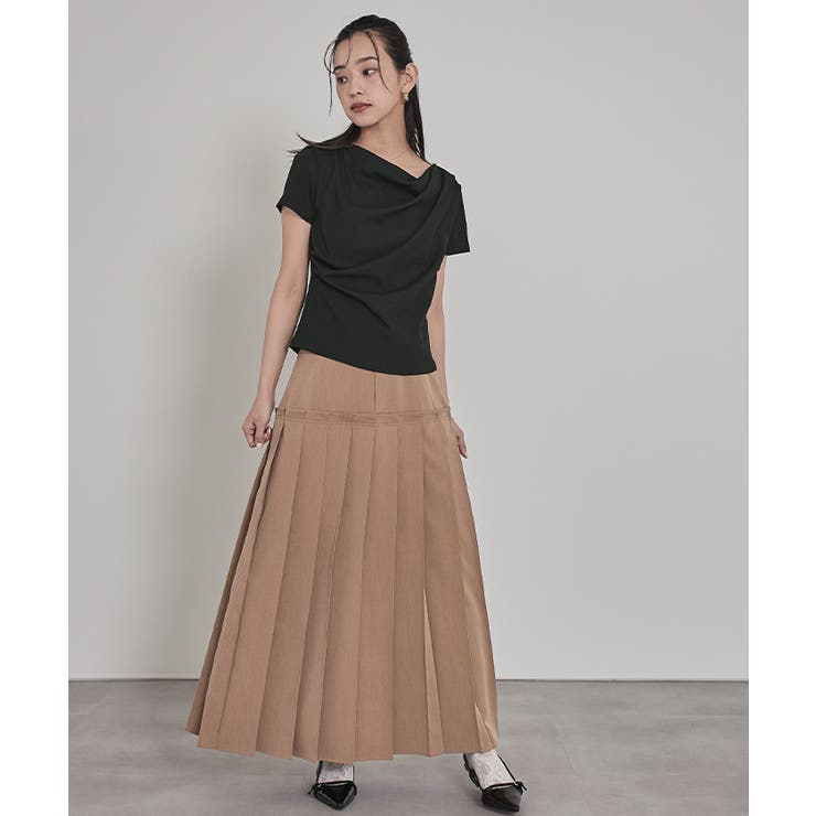 ドレープデザインリブトップス【miette ミエット】 | titivate | 詳細画像25 