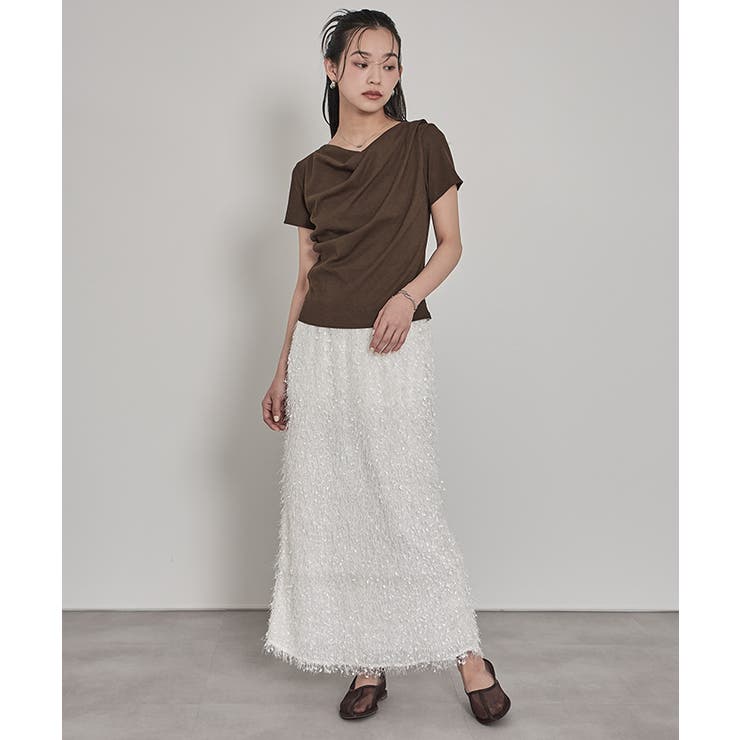 ドレープデザインリブトップス【miette ミエット】 | titivate | 詳細画像29 