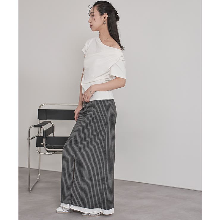 ドレープデザインリブトップス【miette ミエット】 | titivate | 詳細画像34 