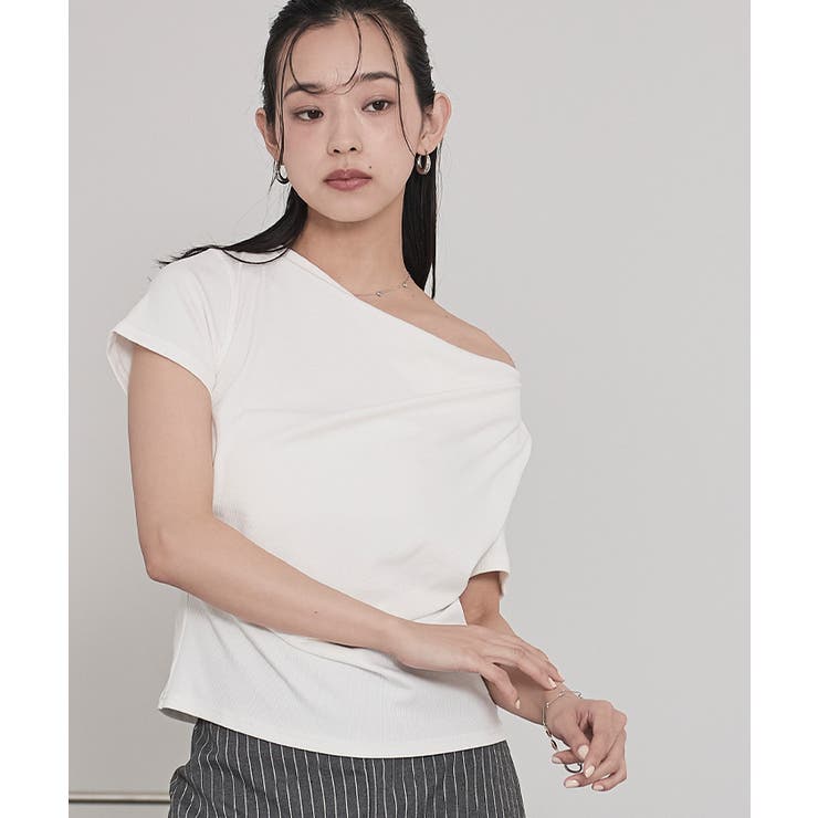 ドレープデザインリブトップス【miette ミエット】 | titivate | 詳細画像8 
