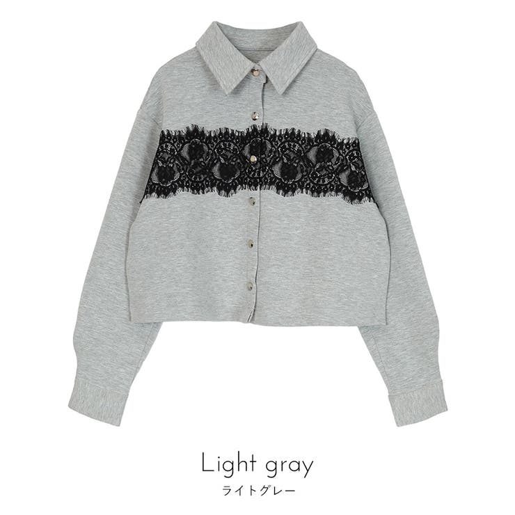 レースデザインダンボールシャツ【miette ミエット】 | titivate | 詳細画像4 