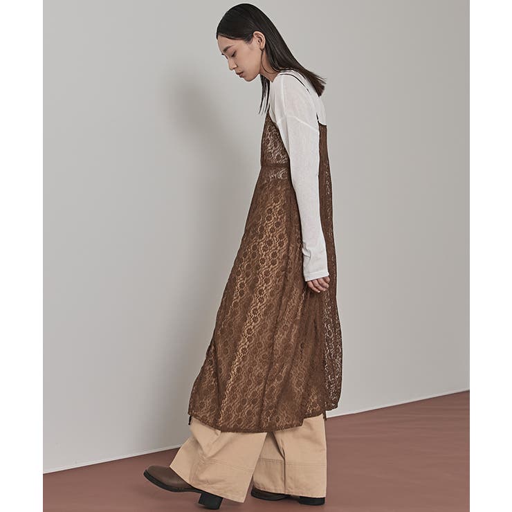 ドロストレースキャミソールワンピース【miette ミエット】[品番