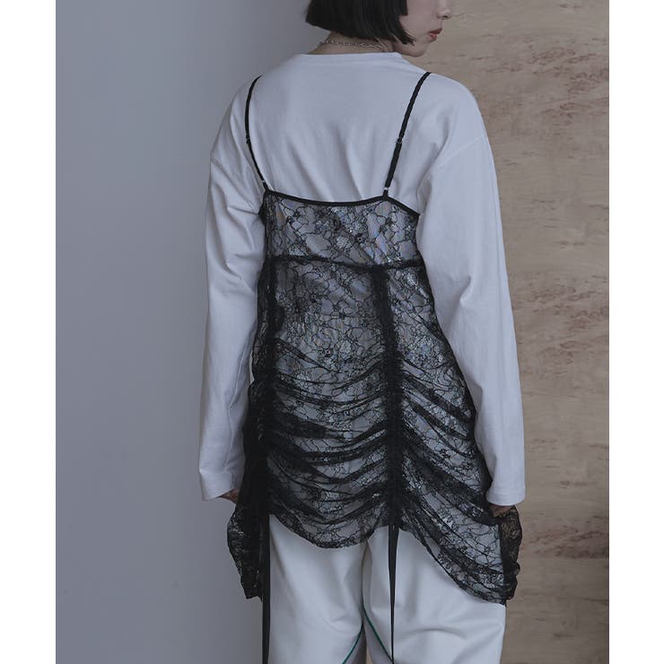 ラボット服　LOVOT　ハンドメイド　キャミワンピースレース39A2 ラボット服 LOVOT ハンドメイド キャミワンピースレース39A2