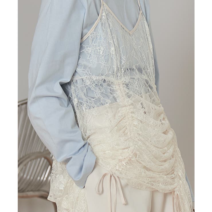 ドロストレースキャミソールワンピース【miette ミエット】 | titivate | 詳細画像3 