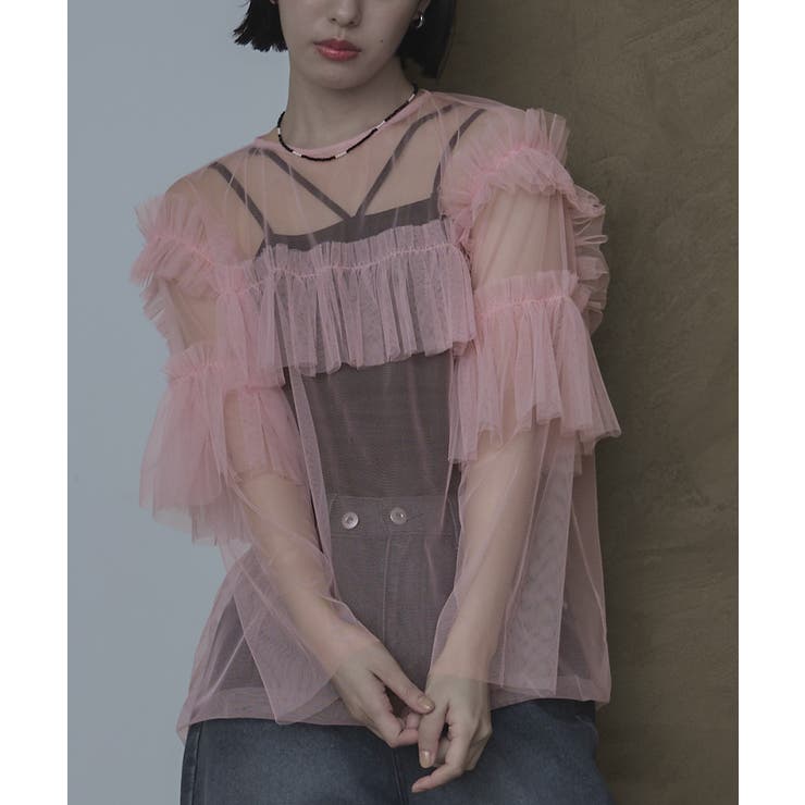 チュールフリルプルオーバー【miette ミエット】 | titivate | 詳細画像13 