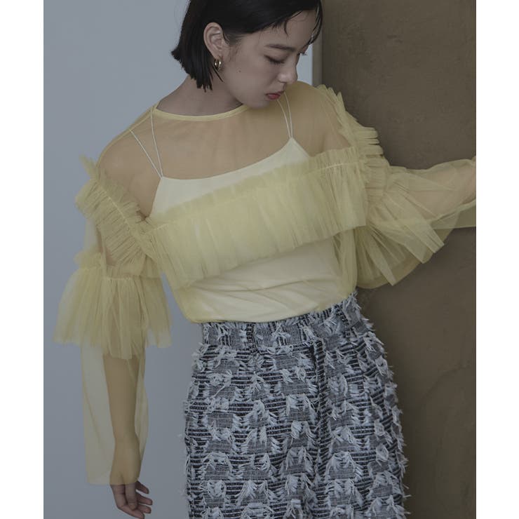 チュールフリルプルオーバー【miette ミエット】 | titivate | 詳細画像21 