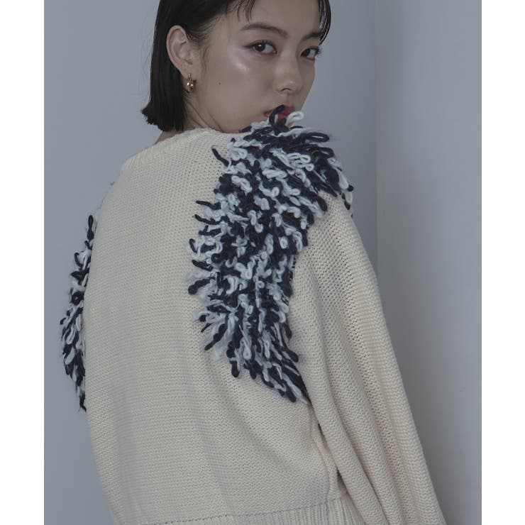 ボリュームスリーブループニットカーディガン【miette ミエット】 | titivate | 詳細画像9 