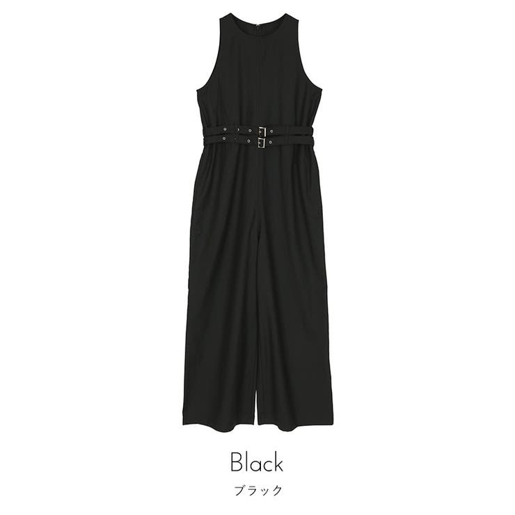 ダブルベルトアメリカンスリーブオールインワン【miette ミエット】 | titivate | 詳細画像3 