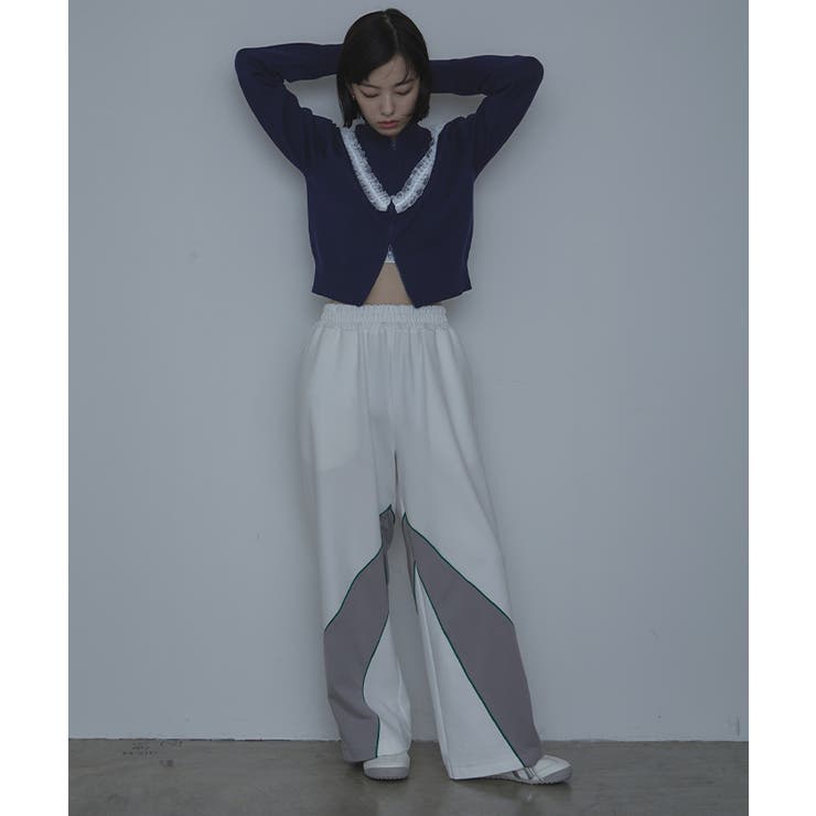 レースフリルダブルジップカーディガン【miette ミエット】 | titivate | 詳細画像22 