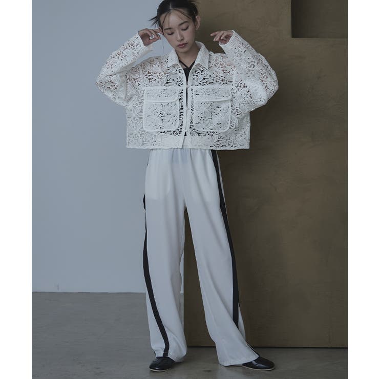 ダブルポケットレースシャツ【miette ミエット】 | titivate | 詳細画像3 