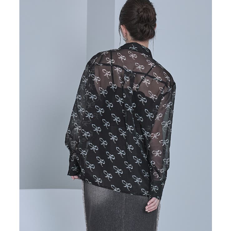 アソートプリントシアーシャツ【miette ミエット】 | titivate | 詳細画像17 