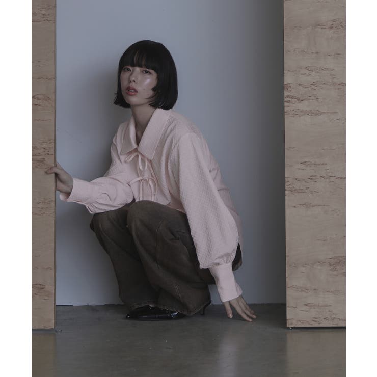 ビッグカラーフロントリボンブラウス【miette ミエット】 | titivate | 詳細画像30 