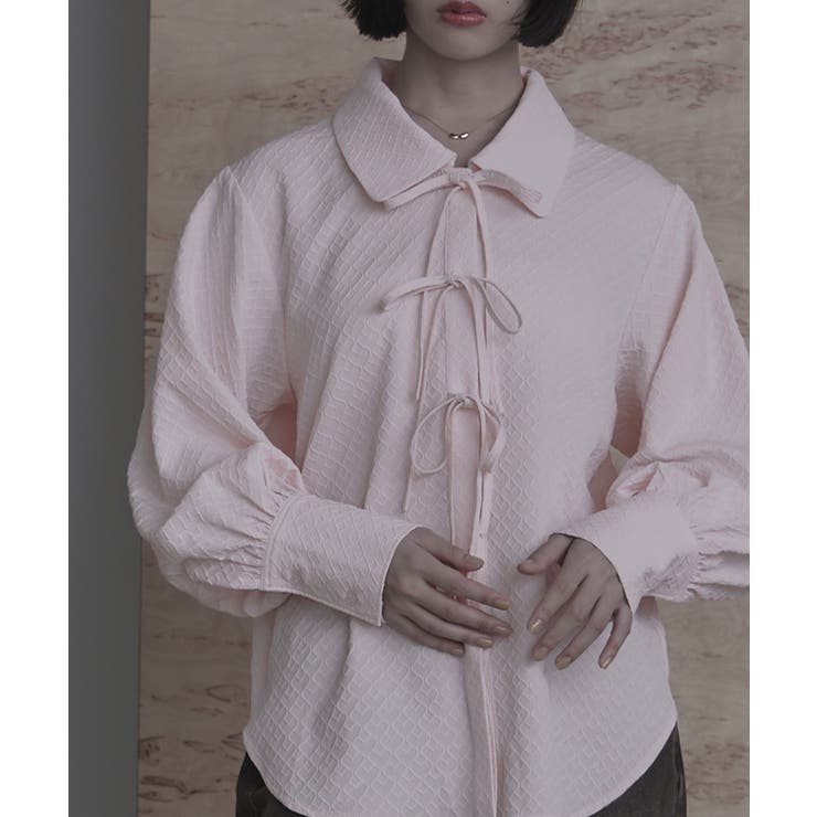 ビッグカラーフロントリボンブラウス【miette ミエット】 | titivate | 詳細画像32 