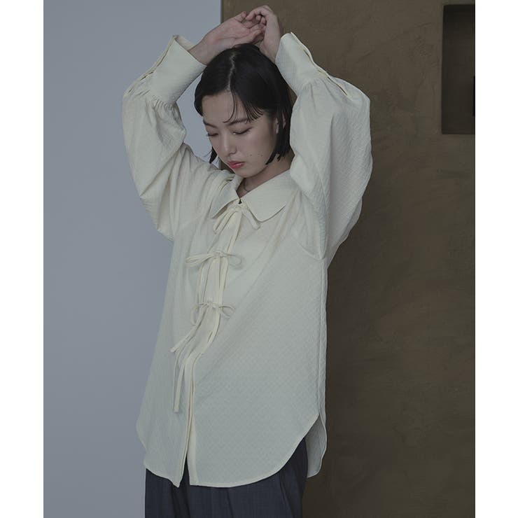 ビッグカラーフロントリボンブラウス【miette ミエット】 | titivate | 詳細画像33 