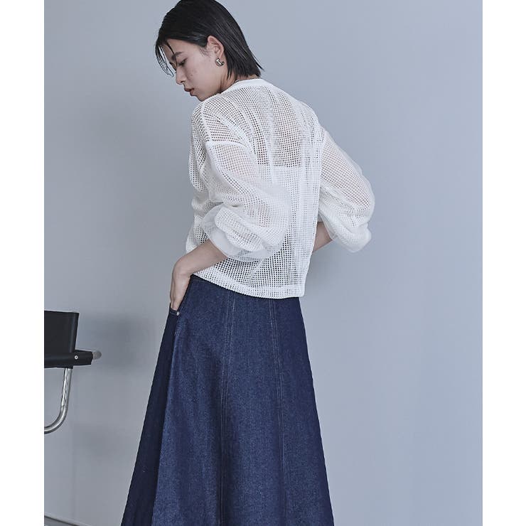 ドロストメッシュニットトップス【miette ミエット】 | titivate | 詳細画像9 