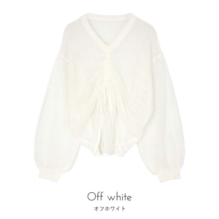 ドロストメッシュニットトップス【miette ミエット】 | titivate | 詳細画像19 