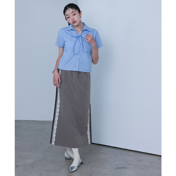 サイドレースラインスカート【miette ミエット】 | titivate | 詳細画像13 