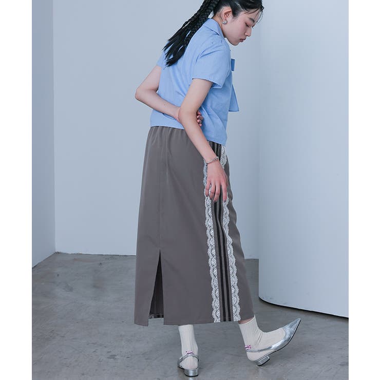 サイドレースラインスカート【miette ミエット】 | titivate | 詳細画像16 