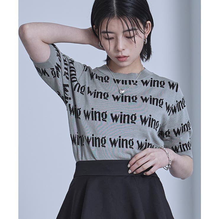 5分袖ロゴニット【miette ミエット】 | titivate | 詳細画像15 