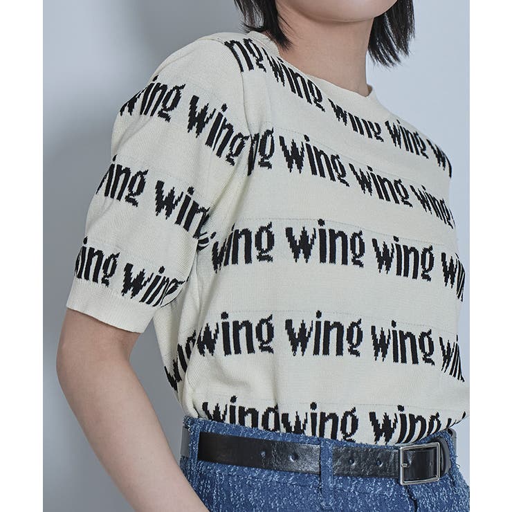 5分袖ロゴニット【miette ミエット】 | titivate | 詳細画像21 