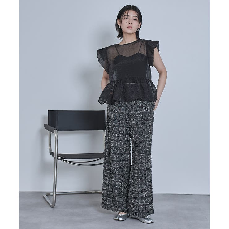 バルーンスリーブリボンシアーブラウス【miette ミエット】 | titivate | 詳細画像23 