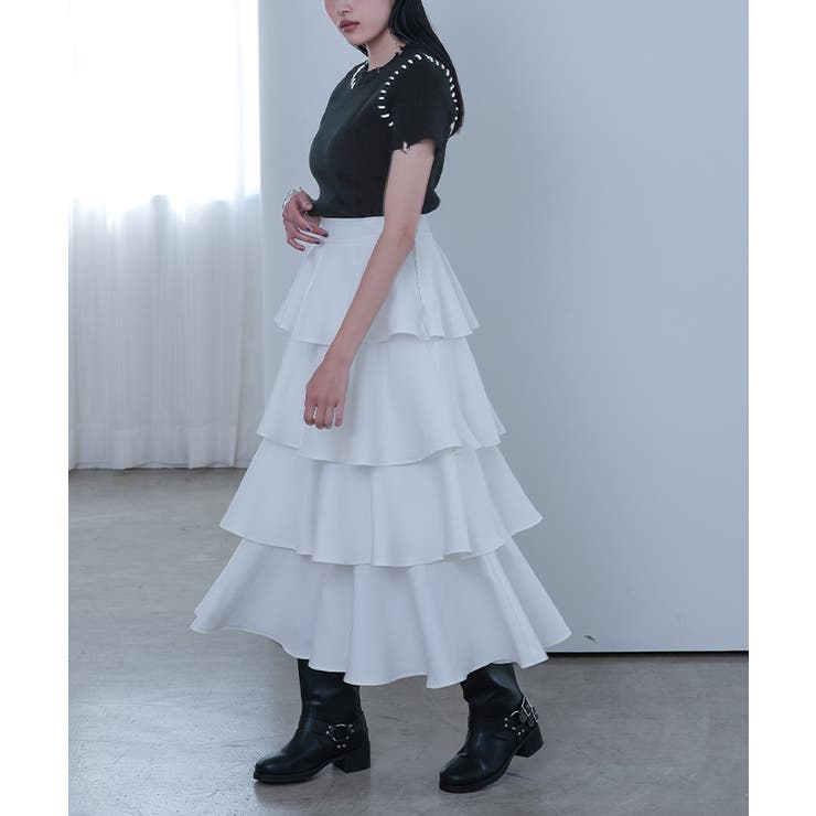 配色ステッチダメージトップス【miette ミエット】 | titivate | 詳細画像2 