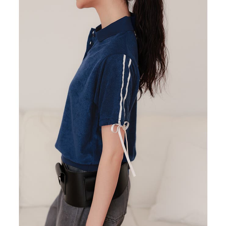 配色リボンパイルトップス【miette ミエット】 | titivate | 詳細画像10 