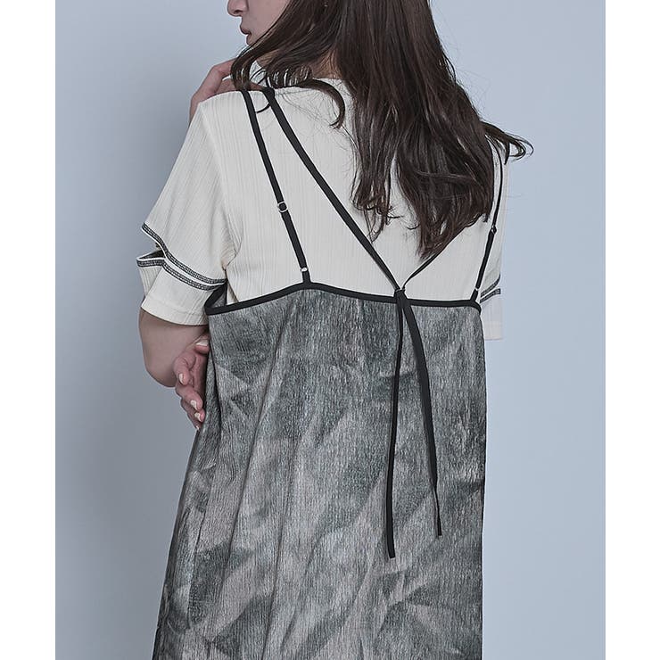 ムラ染めキャミソールワンピース【miette ミエット】 | titivate | 詳細画像10 